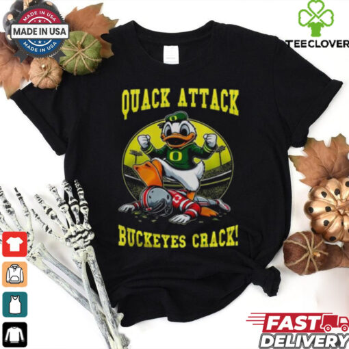 Oregon Ducks Quack Attack Buckeyes Crack Rose Bowl 2024 Shirt