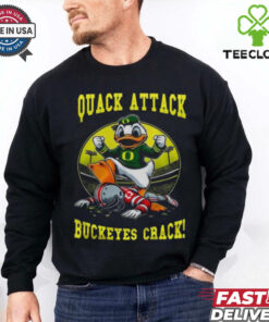 Oregon Ducks Quack Attack Buckeyes Crack Rose Bowl 2024 Shirt