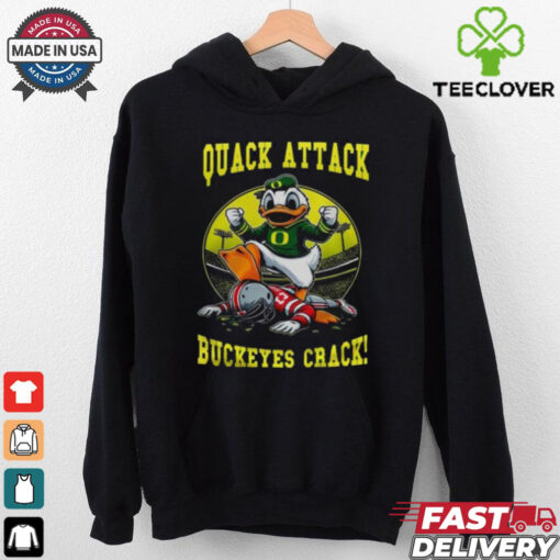 Oregon Ducks Quack Attack Buckeyes Crack Rose Bowl 2024 Shirt