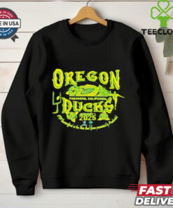 Oregon Ducks Rose Bowl 2024-25 CFP Quarterfinal Stadium Shirt, commemorating the Ducks' exciting playoff appearance at the iconic Rose Bowl.