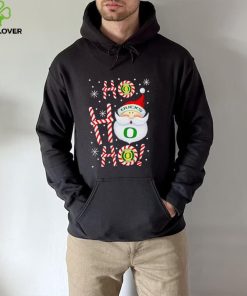 Oregon Ducks Santa Claus ho ho ho shirt 2 Oregon Ducks Santa Claus ho ho ho shirt
