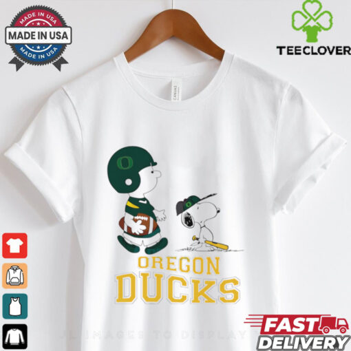 Oregon Ducks Snoopy Woodstock Charlie Brown shirt