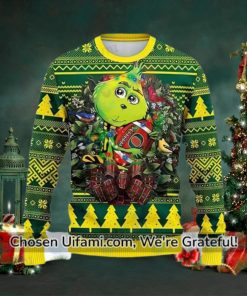 Oregon Ducks Sweater Outstanding Baby Grinch Oregon Ducks Gift