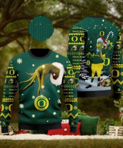 Oregon Ducks Team Grinch Ugly Christmas Sweater Cute Christmas Gift