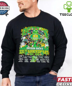 Oregon Ducks The Ducks 131st Anniversary 1894 2025 signature shirt