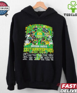 Oregon Ducks The Ducks 131st Anniversary 1894 2025 signature shirt