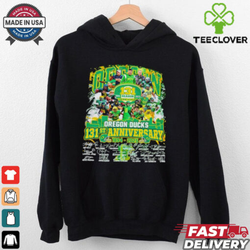 Oregon Ducks The Ducks 131st Anniversary 1894 2025 signature shirt