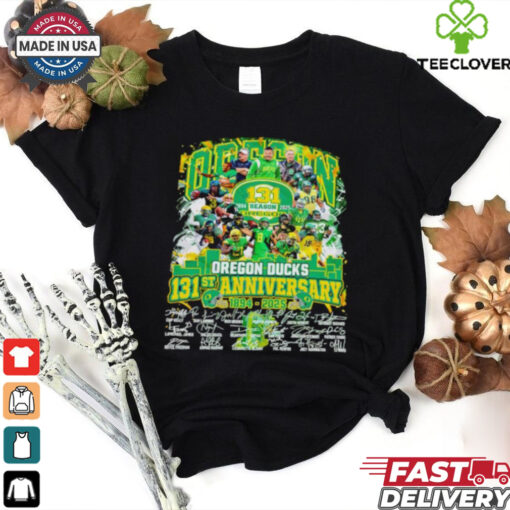 Oregon Ducks The Ducks 131st Anniversary 1894 2025 signature shirt
