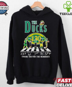 Oregon Ducks The Ducks Abbey Road thank you for the memories of 130 years signature shirt