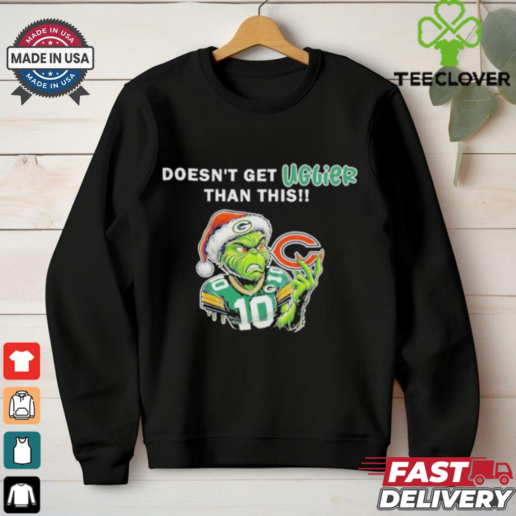 Oregon Ducks The Grinch Doesn’t Get Uglier Than Chicago Bears shirt Oregon Ducks The Grinch Doesn’t Get Uglier Than Chicago Bears shirt