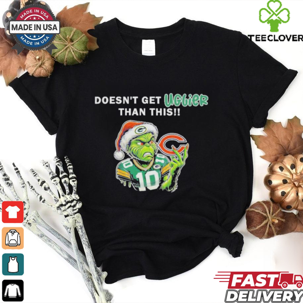 Oregon Ducks The Grinch Doesn’t Get Uglier Than Chicago Bears shirt Oregon Ducks The Grinch Doesn’t Get Uglier Than Chicago Bears shirt