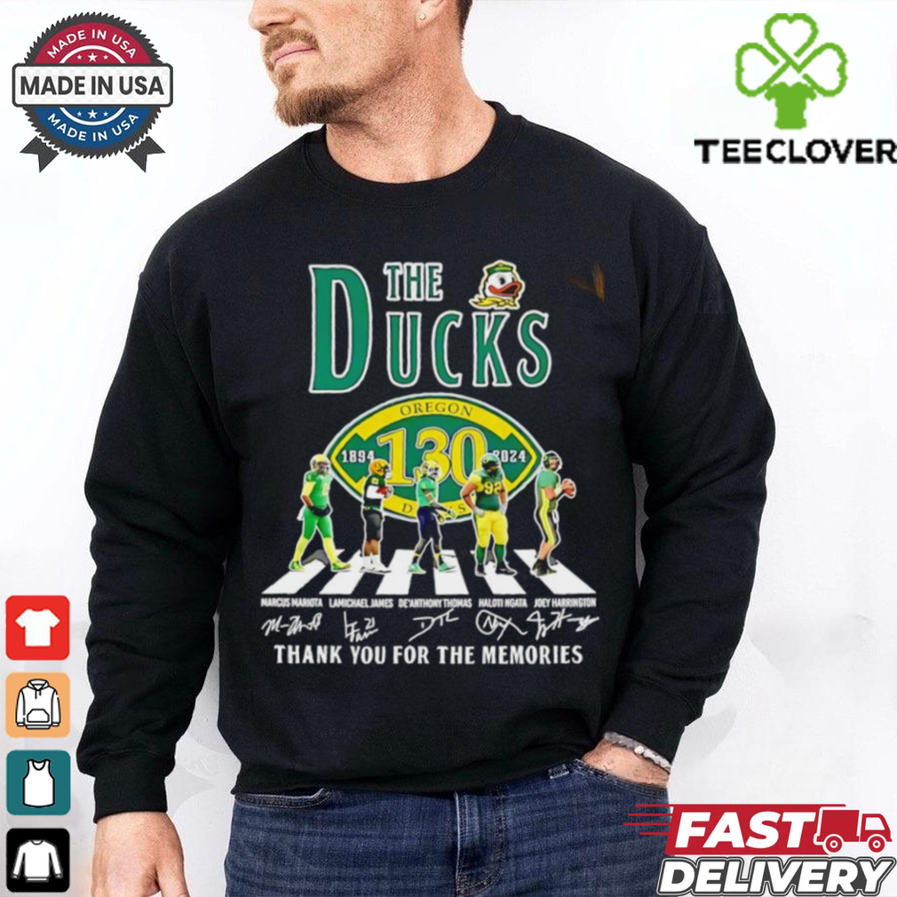 Oregon Ducks The Legends 1894 2024 thank you for the memories shirt Oregon Ducks The Legends 1894 2024 thank you for the memories shirt