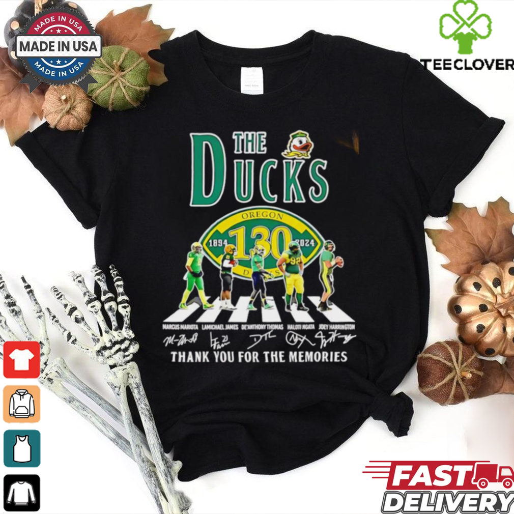 Oregon Ducks The Legends 1894 2024 thank you for the memories shirt Oregon Ducks The Legends 1894 2024 thank you for the memories shirt