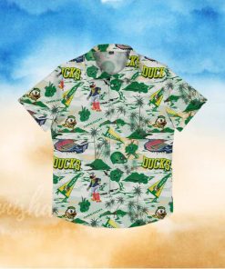 Oregon Ducks Thematic Stadium Print Hawaiian Shirt