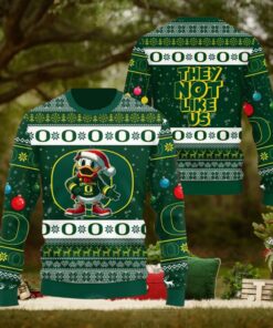 Oregon Ducks They Not Like Us Christmas Sweater1