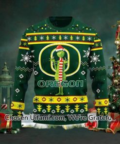Oregon Ducks Ugly Sweater Surprising Grinch Oregon Ducks Gift Ideas