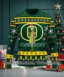 Oregon Ducks Ugly Sweater Surprising Grinch Oregon Ducks Gift Ideas