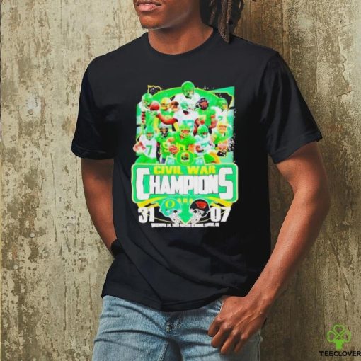 Oregon Ducks vs Oregon State Beavers Civil War Champions 2023 T Shirt