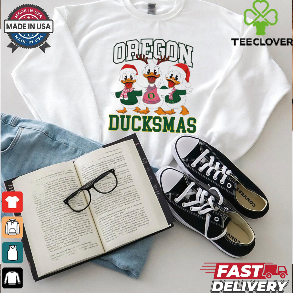 Oregon Ducksmas Collage Football Christmas shirt Oregon Ducksmas Collage Football Christmas shirt