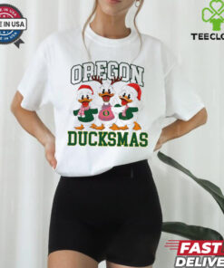 Oregon Ducksmas Collage Football Christmas shirt