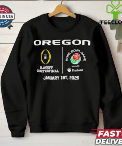 Oregon Playoff Quarterfinal Rose Bowl Game 2025 shirt
