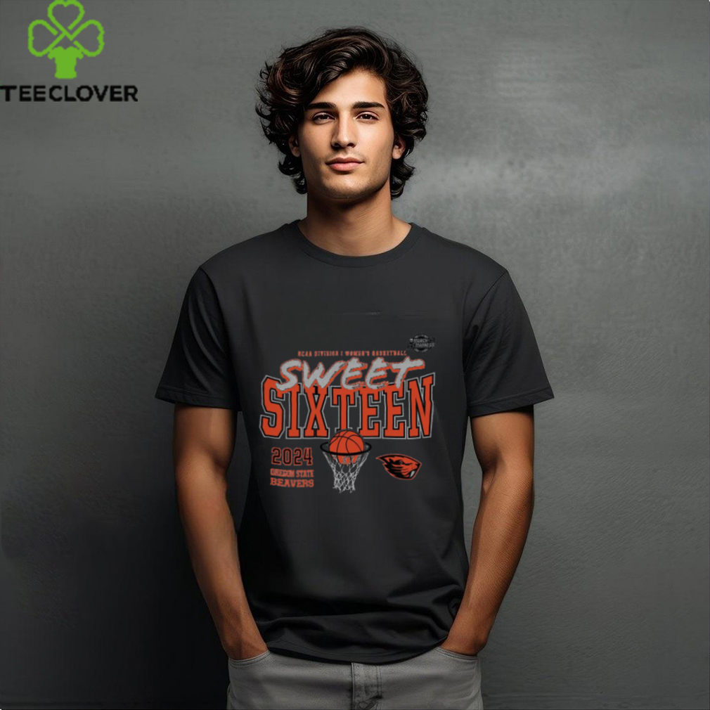 Oregon State Beavers 2024 NCAA Women's Basketball Tournament March Madness Sweet 16 Fast Break Tee shirt Oregon State Beavers 2024 NCAA Women's Basketball Tournament March Madness Sweet 16 Fast Break Tee shirt