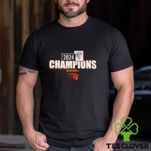 Oregon State Beavers 2024 Pac 12 Baseball Regular Season Champions Shirt