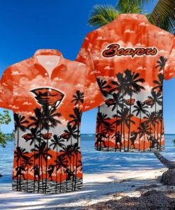 Oregon State Beavers Palms Tree Hawaiian Shirt