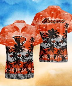 Oregon State Beavers Palms Tree Hawaiian Shirt