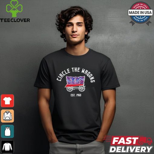 Oregon Trail Buffalo Bills circle the wagons est 1960 shirt
