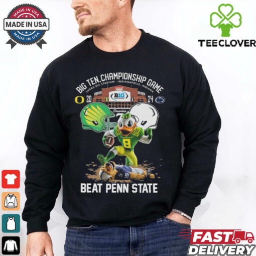 Oregon ducks big 10 conference champions beat penn state 2024 shirt