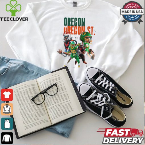 Oregon vs Oregon State Football 2024 Week 2 Kickoff Game Shirt