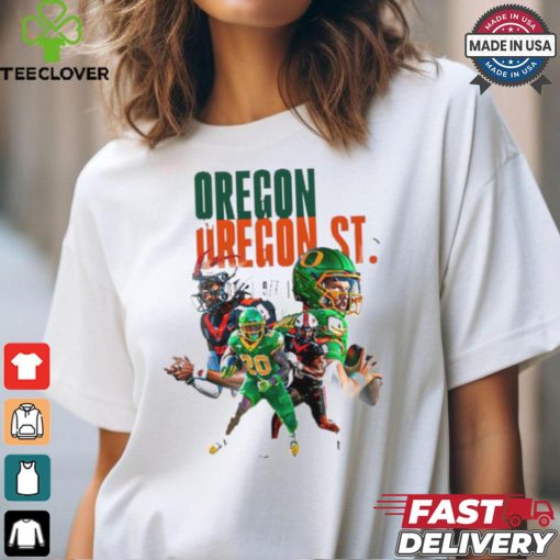 Oregon vs Oregon State Football 2024 Week 2 Kickoff Game Shirt