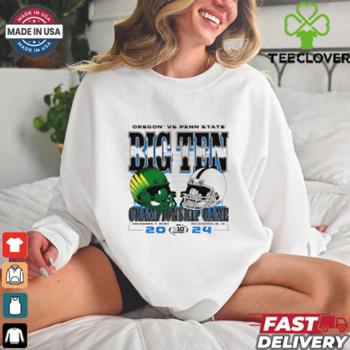 Oregon vs Penn State Big Ten Ash 2024 Football Championship Game shirt