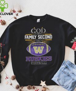 Original 2024 Cross God First Family Second Then Washington Huskies Football Shirt