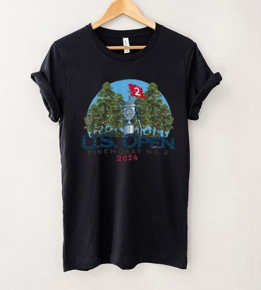 Original 2024 U.S. Open Ahead Cream Trophy Instant T Shirt