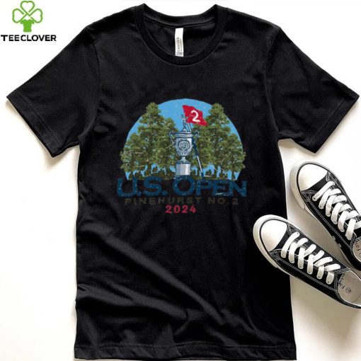 Original 2024 U.S. Open Ahead Cream Trophy Instant T Shirt