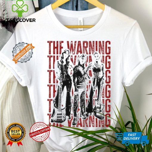 Original 2024 the warning stacked logo white art prints hoodie, sweater, longsleeve, shirt v-neck, t-shirt