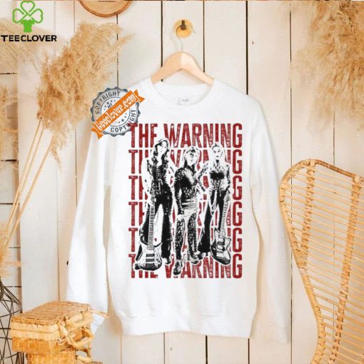 Original 2024 the warning stacked logo white art prints hoodie, sweater, longsleeve, shirt v-neck, t-shirt