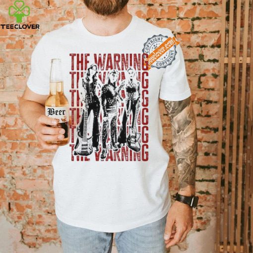 Original 2024 the warning stacked logo white art prints hoodie, sweater, longsleeve, shirt v-neck, t-shirt