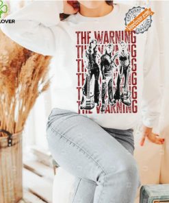 Original 2024 the warning stacked logo white art prints hoodie, sweater, longsleeve, shirt v-neck, t-shirt