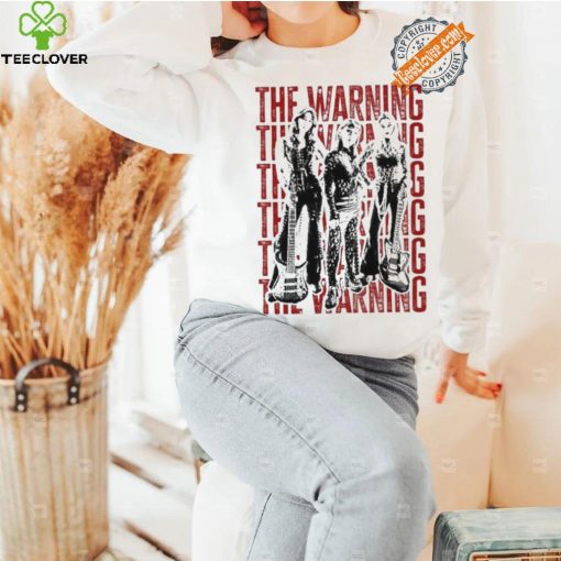 Original 2024 the warning stacked logo white art prints hoodie, sweater, longsleeve, shirt v-neck, t-shirt