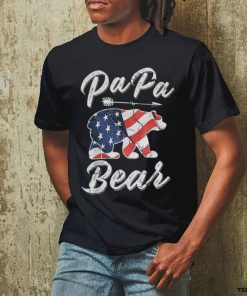 Original 4th Of July Papa Bear American Flag Shirt