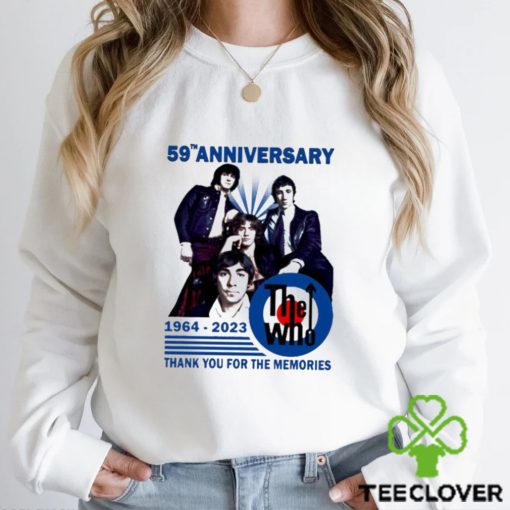 Original 59th Anniversary 1964 – 2023 The WHO Thank You For The Memories T Shirt
