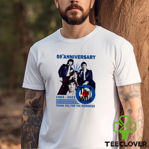 Original 59th Anniversary 1964 – 2023 The WHO Thank You For The Memories T Shirt