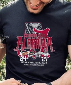 Original Alabama Crimson Tide Win 27 24 Auburn Tigers 2023 Iron Bowl Champions Final Score T Shirt