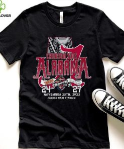 Original Alabama Crimson Tide Win 27 24 Auburn Tigers 2023 Iron Bowl Champions Final Score T Shirt