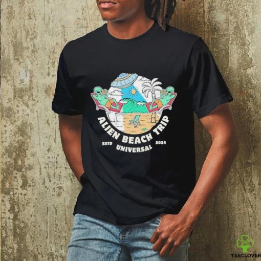 Original Alien Beach Trip Universal Estd 2024 T hoodie, sweater, longsleeve, shirt v-neck, t-shirt