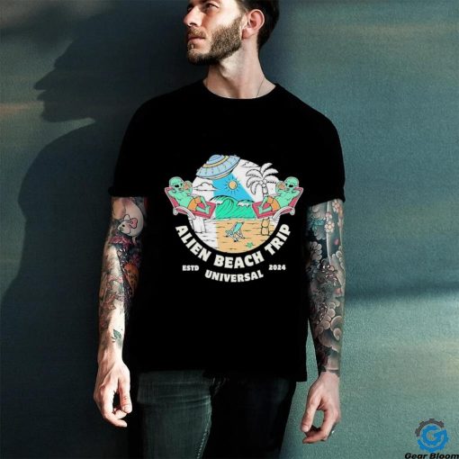 Original Alien Beach Trip Universal Estd 2024 T hoodie, sweater, longsleeve, shirt v-neck, t-shirt