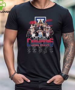 Original Arizona Wildcats 2024 Pac 12 Tournament Champions Arizona Wildcats Signatures T shirt